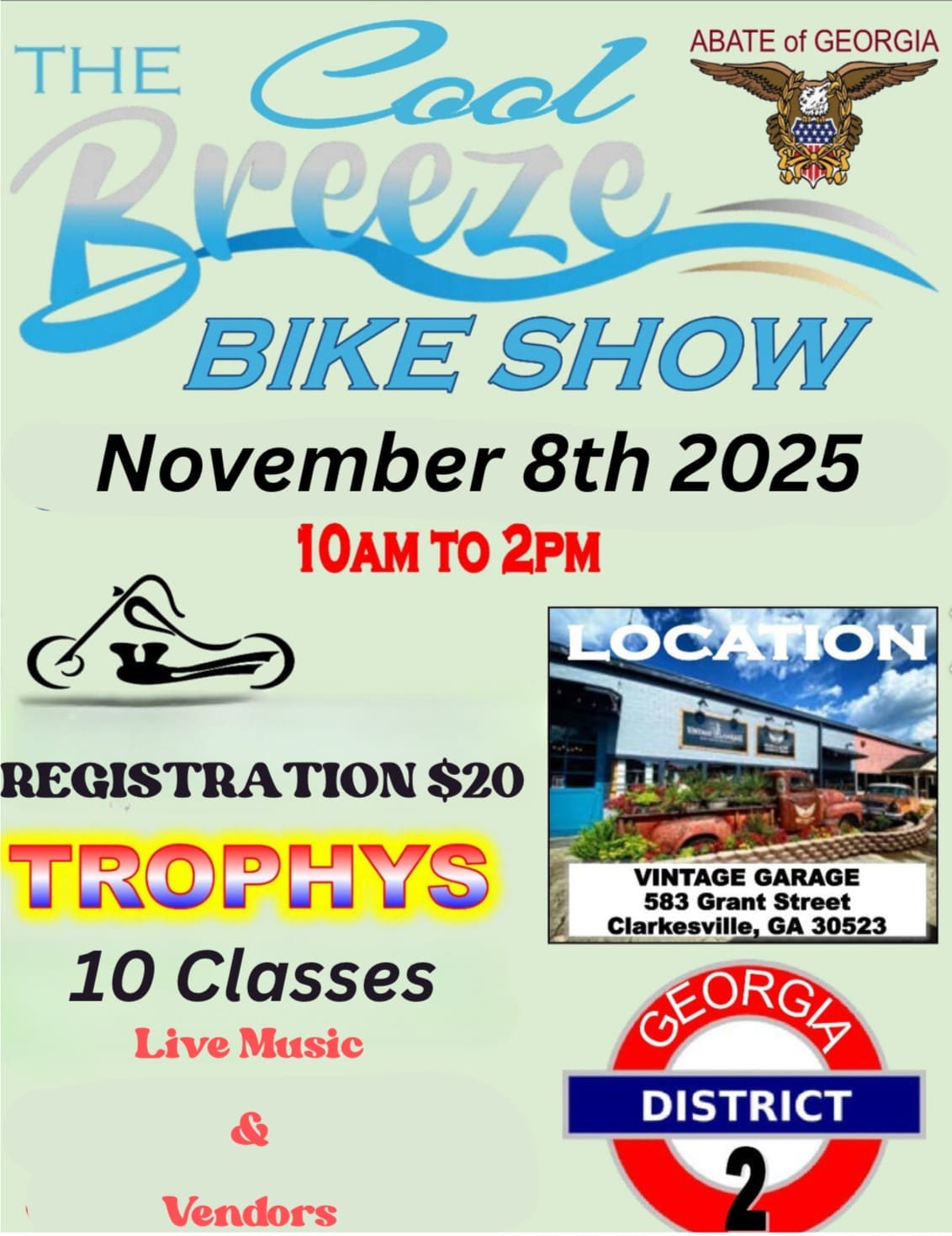 2nd annual cool breezze bike show