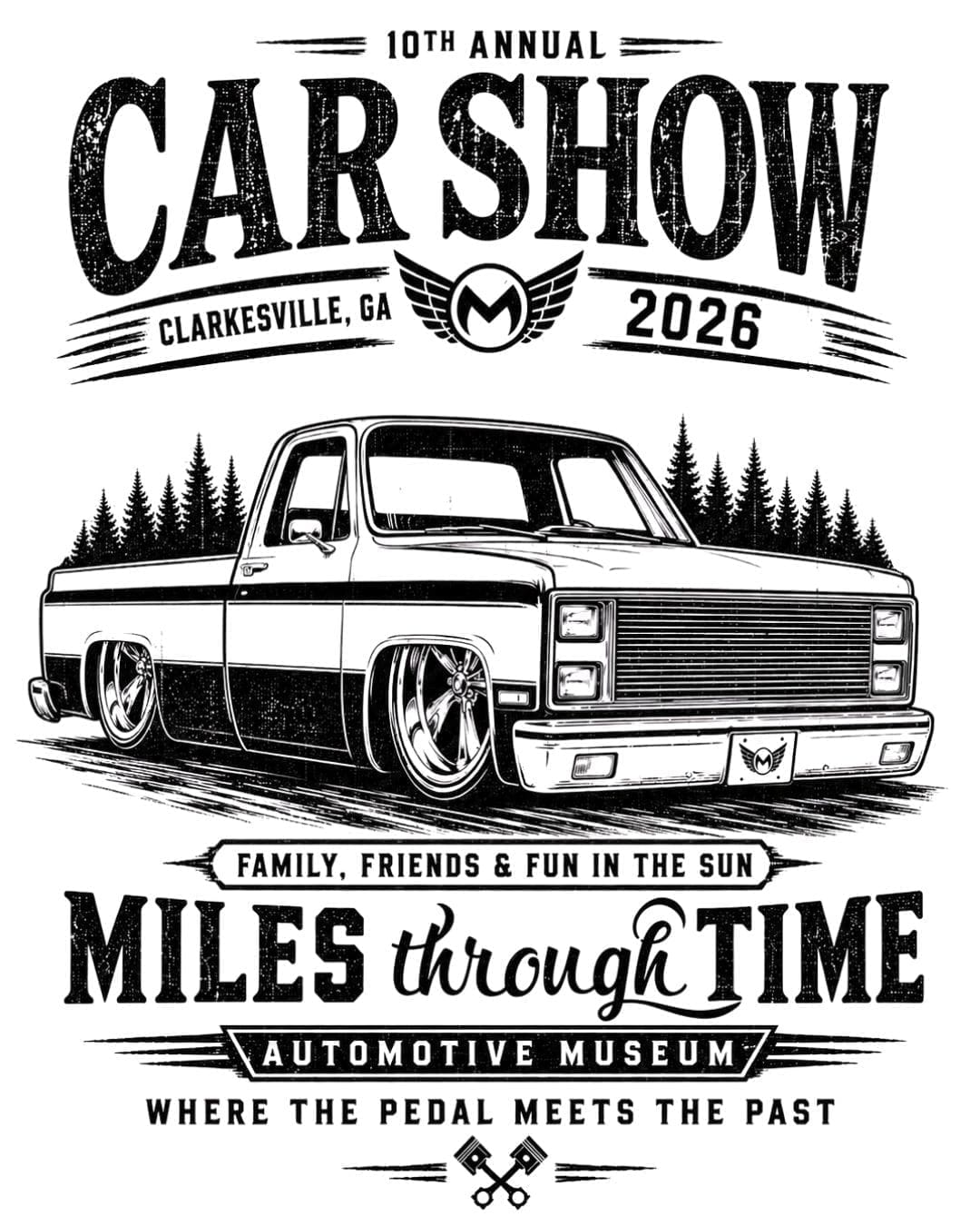 10 car show shirt 10th annual car show shirt