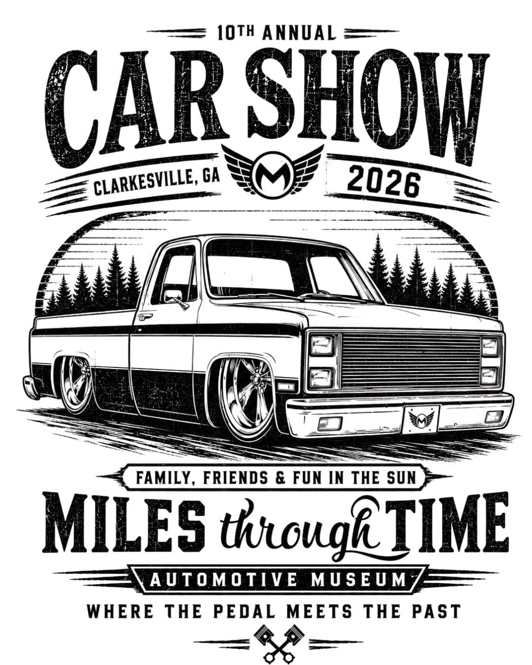 10th annual car show shirt
