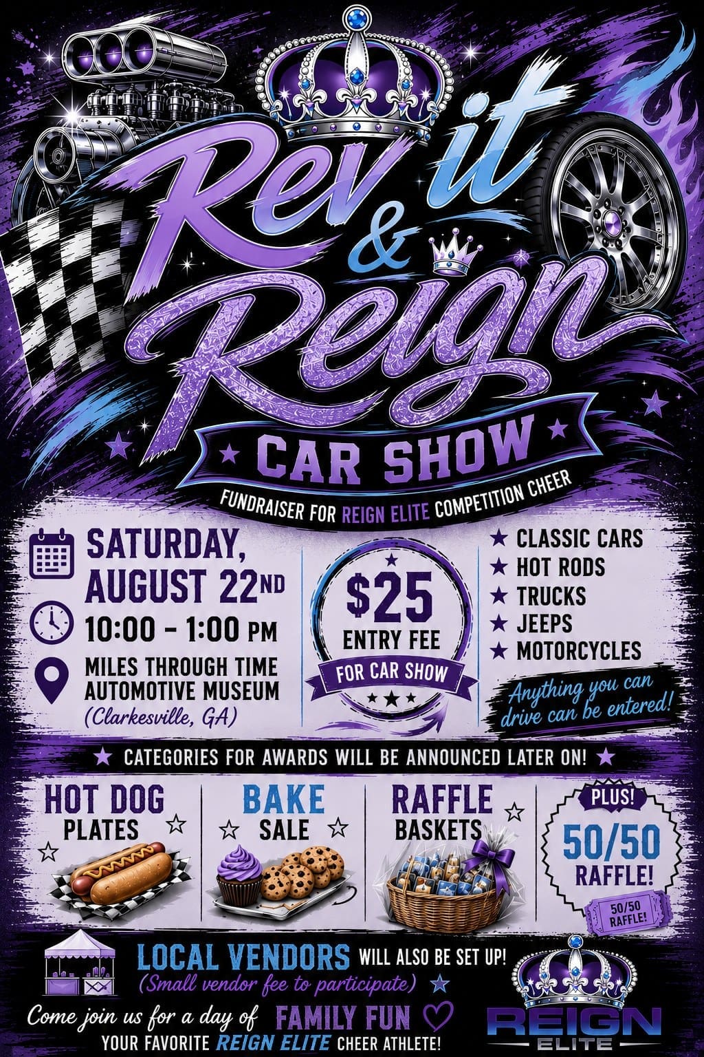 rev it and reign car show