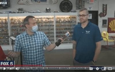 Paul Milliken From Good Day Atlanta Visits New Location of Car Museum in Northeast Georgia